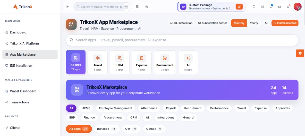 App Marketplace